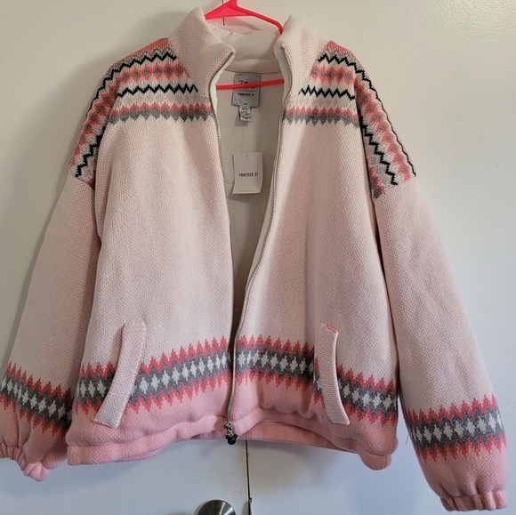 ‼️SOLD! Nwt Disney x Forever 21 Minnie Mouse Zip-Up Sweater Jacket - Picture 2 of 6